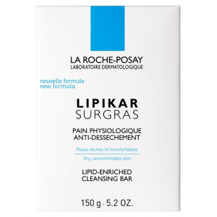 La Roche Posay Lipikar Surgras Pain Physiologique Anti-dessèchement. Pain de 150G