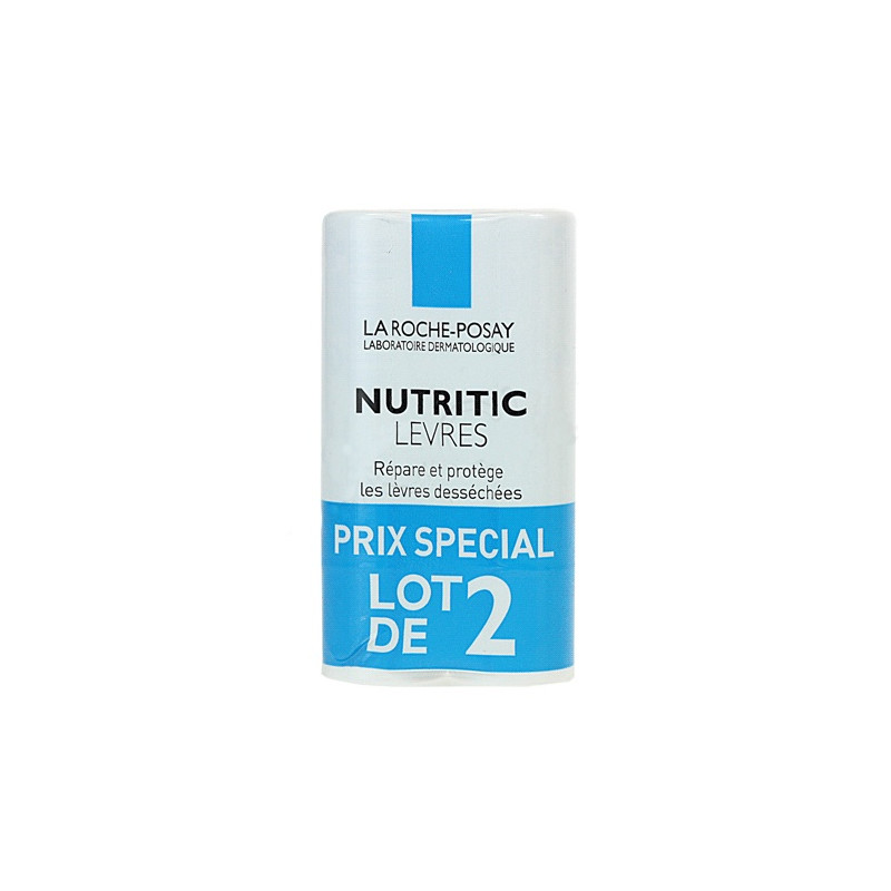 La Roche Posay Nutritic Lèvres - Lot 2 sticks 4,7ML La Roche Posay Nutritic Lèvres - Lot 2 sticks 4,7ML