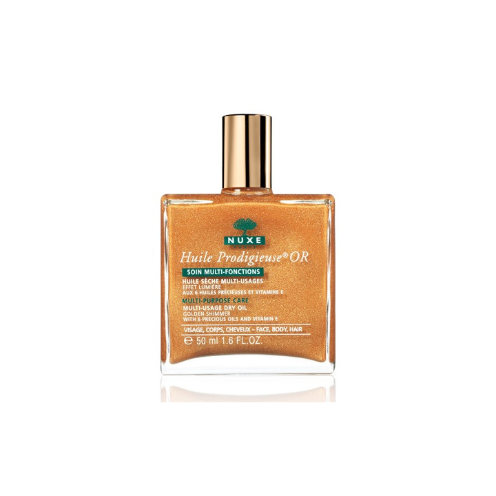 Nuxe Huile prodigieuse OR multi-usage. Bottle of 50ML