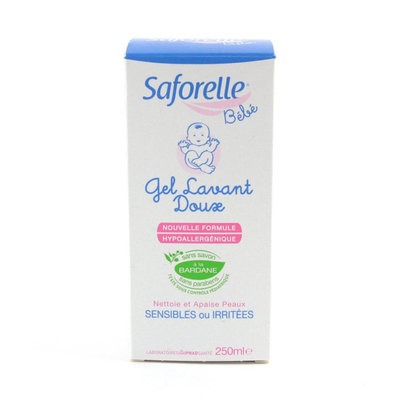 Iprad Saforelle Pédiatrie Gel Lavant Doux. Flacon de 250ML Iprad Saforelle Pédiatrie Gel Lavant Doux. Flacon de 250ML