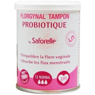 Iprad Saforelle Probiotique Florgynal Tampons x12 Flux normal