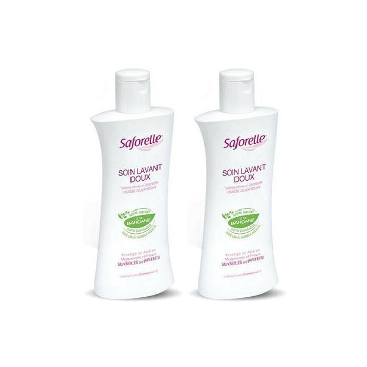 Iprad Saforelle Soin Lavant Doux Toilette Intime. Offre spéciale Flacons 2x500ML