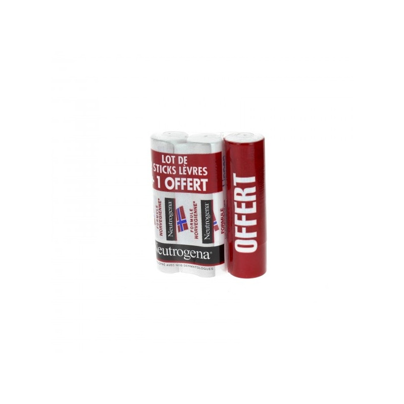 Neutrogena Lip Stick Set of 2 + 1 Free 3x4,8G Neutrogena Lip Stick Set of 2 + 1 Free 3x4,8G