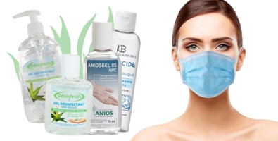 Tous nos produits pour se protéger de la COVID